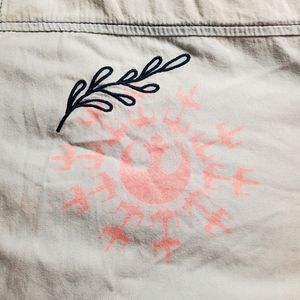 Boxlunch Star Wars Button Up Floral Rebel Top